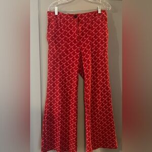 Anthro Naomi wide leg pants EUC size 12